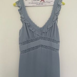 Reformation Purdie Dress, Powder Blue, Small